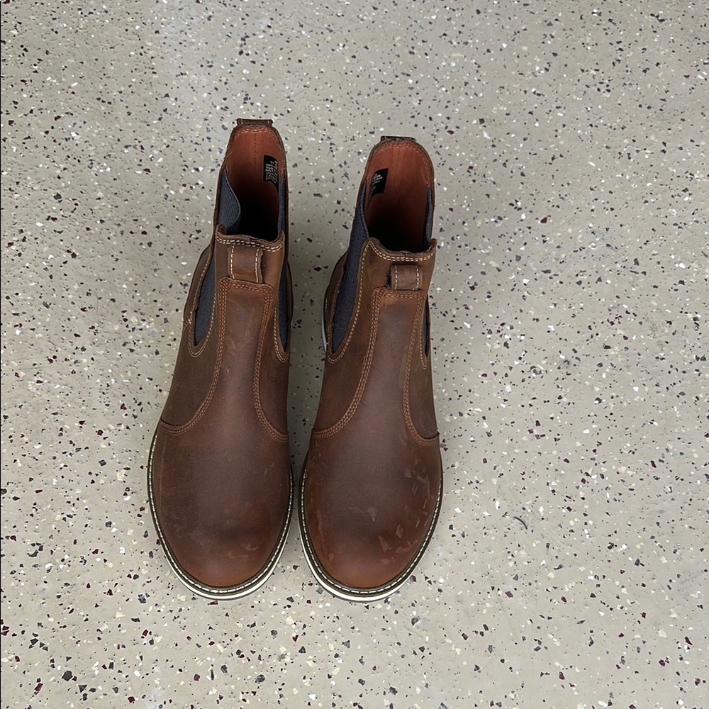 Men's Brown Leather Chelsea Boots L.L Bean 11.5 wide